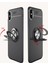 Bfs iPhone Xs Kılıf Range Yüzüklü Silikon - Siyah-Gold 4