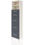 Arges Dolap 2 Raflı 5 Çekmeceli 44X30X182 Aytaşı-Antrasit 3