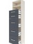 Arges Dolap 2 Raflı 5 Çekmeceli 44X30X182 Aytaşı-Antrasit 5