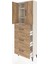Arges Dolap 3 Raflı 3 Çekmeceli 2 Kapaklı 60X30X182 Aytaşı-Çam 4