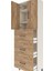 Arges Dolap 3 Raflı 3 Çekmeceli 2 Kapaklı 60X30X182 Aytaşı-Çam 5