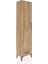 Arges Dolap 2 Raflı Tek Çekmeceli Tek Askılı 44X30X182 Çam-Çam 2