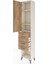 Arges Dolap 3 Raflı 3 Çekmeceli Tek Kapaklı 44X30X221 Aytaşı-Çam 4