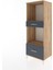 Hyperion Dolap 2 Raflı 2 Çekmeceli 60X44X163 Çam-Antrasit 3