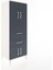 Hyperion Dolap 3 Raflı 2 Çekmeceli 4 Kapaklı 60X44X163 Aytaşı-Antrasit 2