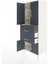 Hyperion Dolap 3 Raflı 2 Çekmeceli 4 Kapaklı 60X44X163 Aytaşı-Antrasit 4