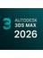 3ds Max 2026 (Windows) - 1 Pc 1 Yıl Autodesk Key + Kurulum Hizmeti 1