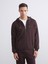 Yeni Sezon Kapüşonlu Uzun Kollu Erkek Fermuarlı Sweatshirt 1