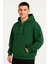 Erkek Ovarsize Kapüşonlu Swetshirt Kanguru Çepli Cıtcıtlı 3 Iplik Şardonlu Hoodie 1