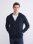 Yeni Sezon Kapüşonlu Basic Erkek Fermuarlı Sweatshirt 1