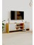 Molde Modern Tv Sehpası Mdf Membran Kapaklı Raflı Tv Ünitesi Televizyon Sehpası 2