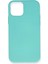 Bfs iPhone 12 Mini Kılıf Nano Içi Kadife Silikon - Turkuaz 1
