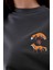 Nakışlı Organik Pamuklu Crop Sweatshirt 3