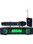 Roof R-203 1 El - 1 Yaka 2 Kanal Uhf Kablosuz Telsiz Mikrofon 1
