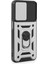 Bfs Samsung Galaxy M14 5g Kılıf Pars Lens Yüzüklü Silikon - Gümüş 2