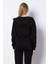 Kadın Cepsiz Kapüşonlu Fermuarlı Kısa Sweatshirt Hırka 4