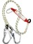 Çift Bacaklı Şok Emicili Lanyard Büyük Kancalı 1