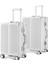 Joya Pc Policarbon 2'li Valiz Seti (Kabin ve Orta) Beyaz 1