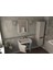 Pio 70CM Matt Mocha Ahşap Kulplu Banyo Dolabı (Ayna+Lavabo+Alt Dolap) 3