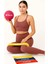 20 cm Mini Denge Topu ve Aerobik Loop Band Pilates Seti Squat Yoga Ekipmanı 1