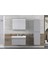 Winter 85CM Antrasit Banyo Dolabı (Ayna+Lavabo+Alt Dolap) 1
