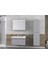 Winter 85CM Antrasit Banyo Dolabı (Ayna+Lavabo+Alt Dolap) 4