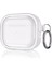 Bfs Airpods Pro 2 (2.nesil) Shiny Şeffaf Kılıf - Beyaz 1