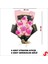 Sonsuzluk Güllü ve Strafor Ayıcıklı Buket, 60CM x 40CM - Pembe 2
