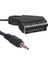 Av Kablo Scart Kablo 3.5 mm Stereo 1.2 Metre Kısa Jack 1