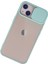 Bfs iPhone 13 Kılıf Palm Buzlu Kamera Sürgülü Silikon - Turkuaz 3