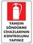 Yangın Söndürme Tüpü Uyarı Levhası 25X35 KOD:860 1