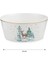 Baskılı Porselen Salata Kasesi 15 cm (W5) 4