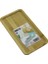 Dikdörtgen Ahşap Bambu Servis Sunum Tepsi - Tahtası Mini Tepsi 25 x 14 x 1.4cm (5324) 1