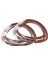 Çanta Sapı Oval Kahverengi-Beyaz 18 cm 1