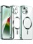 Bfs iPhone 13 Kılıf Kross Magneticsafe Kapak - Koyu Yeşil 1