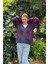 Baklava Desen Salaş Oversize Yün Hırka 27331 5