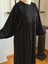 Siyah Balon Kollu Oversize Elbise 5096 3