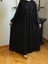 Siyah Balon Kollu Oversize Elbise 5096 4