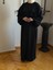 Siyah Balon Kollu Oversize Elbise 5096 5