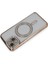Bfs iPhone 14 Kılıf Joke Simli Magneticsafe Kılıf - Gold 2