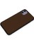 Bfs iPhone 11 Kılıf Taft Kapak - Kahverengi 3