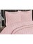 Lizbon Kapitoneli Çift Kişilik Yatak Örtüsü Pudra 3