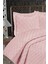 Lizbon Kapitoneli Çift Kişilik Yatak Örtüsü Pudra 5