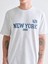 Yeni Sezon Bisiklet Yaka New York Baskılı Penye Erkek Tişört 4