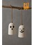 Halloween Cadılar Bayramı Hayalet Temalı Booo & Hahaha Asılabilir Dekor ( 2'li ) 1