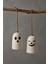 Halloween Cadılar Bayramı Hayalet Temalı Booo & Hahaha Asılabilir Dekor ( 2'li ) 6
