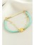 Ds-Derin Papatya Zincir Kristal Bileklik-Turkuaz 2