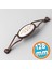 Mobilya Mutfak Çekmece Dolap Kulpu Kulbu Kulpları (128 Mm-12.8 Cm) Eskitme Antik Bakır Metal 1