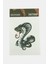 Ds-Derin Yılan Tattoo Dövme Sticker-Beyaz 1