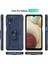 Bfs Samsung Galaxy A22 Kılıf Sofya Yüzüklü Silikon Kapak - Lacivert 3